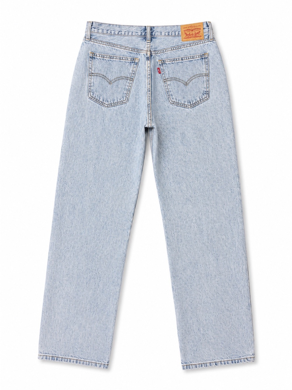 Levi's Light Blue Straight Leg Jeans - Picture 4 of 4